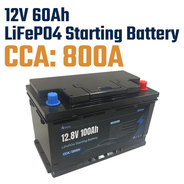 High-capacity Automotive Lithium Battery 12V 100Ah 1200CCA Lithium Iron Phosphate Maintenance-free Battery