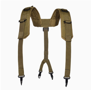 DFY813 Ropa para exteriores: Arnés en Y de nailon para suspensorios, colores verde OD, negro y marrón desierto, para cinturones tácticos de combate - Product Image 4