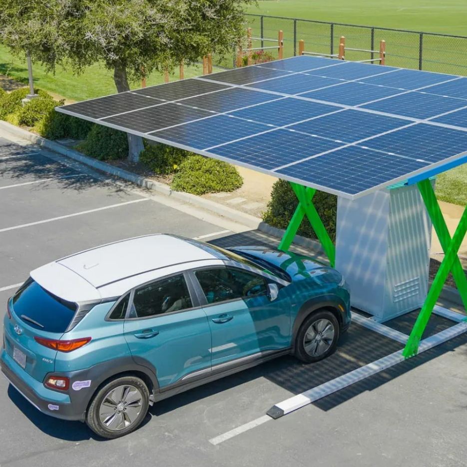 Asymmetric Solar Carport