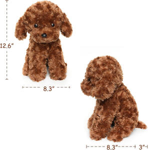 Labradoodle Peluche Animaux Adorable <span class=keywords><strong>Caniche</strong></span> Standard Garçons Filles Enfants Bébés Anniversaire Peluche Chiot Chien <span class=keywords><strong>Doodle</strong></span> - Product Image 3