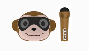 OEM/ODM lindo inalámbrico mini portátil mono Karaoke altavoz con micrófono y Bluetooth mejor regalo para niños fiesta - Product Image 6