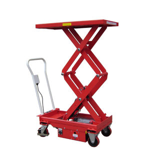 Nueva mesa elevadora de tijera hidráulica eléctrica Premium de 1 tonelada con nuevos componentes de bomba de núcleo - Product Image 1