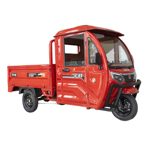 Tricycle électrique pour adultes pour le transport <span class=keywords><strong>de</strong></span> marchandises, 3 roues, carrosserie ouverte, capacité <span class=keywords><strong>de</strong></span> charge <span class=keywords><strong>de</strong></span> 400 kg et vitesse <span class=keywords><strong>de</strong></span> 30-50 km/h - Product Image 2