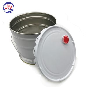 Seau métallique recyclable de 5 gallons (20 L) en forme de cylindre, seaux, fûts, barils à vendre - Product Image 5