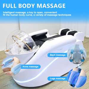 <span class=keywords><strong>Lit</strong></span> de massage SPA <span class=keywords><strong>électrique</strong></span> 4D avec <span class=keywords><strong>relaxation</strong></span> corporelle complète, design moderne, table de lavage de cheveux de luxe pour les centres de beauté - Product Image 5