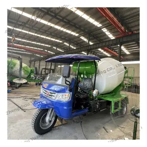 Official Self Discharging Concrete Mixer 3.5m3 Portable Diesel Mini Small Concrete Cement Mixer For Sale