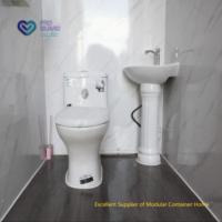 Unité de salle de bain préfabriquée portable de luxe, pour une personne ou plusieurs personnes, toilettes modulaires mobiles, cabine de douche