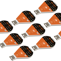 AIKESI-Registradores de temperatura de uso de cadena de frío de 50000 capacidad, adquisición de datos USB, informe PDF, registradores de datos desechables