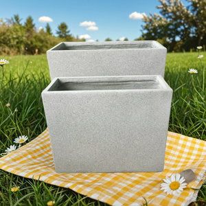 Vasi Quadrati in <span class=keywords><strong>Pietra</strong></span>, <span class=keywords><strong>Fioriera</strong></span> in <span class=keywords><strong>Pietra</strong></span> Fibrosa - Product Image 6