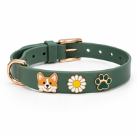 Épinglette en émail souple personnalisée par le fabricant, motif animal (chien, chat, animal de compagnie), en métal, pour collier d'animal.