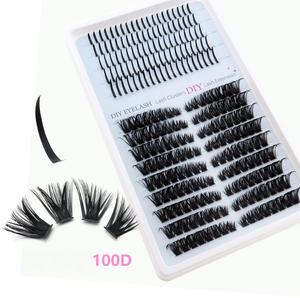 Pestañas Postizas Individuales DIY con Efecto Spiky Spikes Fairy Cluster, Curva D, Longitudes Mixtas, Volumen, Clusters de Pestañas al por Mayor - Product Image 5