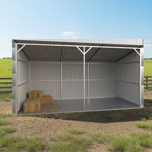 <span class=keywords><strong>Abri</strong></span> pour bétail en acier imperméable LS1912-H317, <span class=keywords><strong>abri</strong></span> en métal, rangement pour vélos - Product Image 1