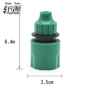 Conector rápido de tubería de flor de goteo de agua de riego de jardín de 4/7mm para pistola de lavado de coches de jardín