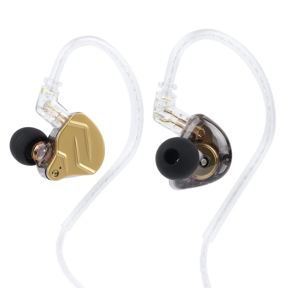 คุณภาพสูง KZ ZSN PRO X Dual Driver 1BA + 1DD ไฮบริดหูฟังโลหะหูฟังชนิดใส่ในหูและหูฟังหูฟังแบบมีสายโลหะ