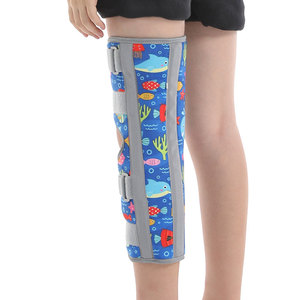 Rodilleras ajustables con logotipo personalizado para piernas, inmovilizador <span class=keywords><strong>de</strong></span> piernas, soporte estabilizador <span class=keywords><strong>de</strong></span> <span class=keywords><strong>rodilla</strong></span> con férula para niños - Product Image 5