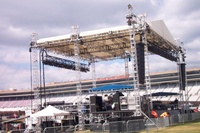 Escenario portátil de aluminio ajustable para exteriores de bajo costo, escenario portátil de aluminio para conciertos, espectáculos, eventos, tablero de escenario de aluminio