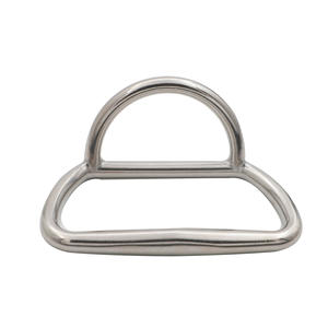 Anneaux en D en acier inoxydable pour bateaux pneumatiques Poignées de coque sécurisées pour le remorquage et anneaux en fer à cheval Pièces et accessoires - Product Image 3