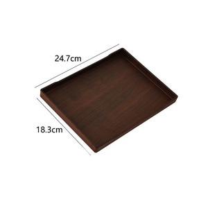 Plateau à <span class=keywords><strong>thé</strong></span> rectangulaire en bois <span class=keywords><strong>de</strong></span> noyer <span class=keywords><strong>de</strong></span> haute qualité en gros plateau <span class=keywords><strong>de</strong></span> rangement pour <span class=keywords><strong>salon</strong></span> <span class=keywords><strong>de</strong></span> <span class=keywords><strong>thé</strong></span> tenant des services à <span class=keywords><strong>thé</strong></span> - Product Image 6