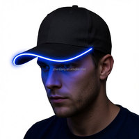 Cappellini da Baseball Personalizzati con Luce LED, Cappelli Luminosi per Feste, Accessori per Festival, Club, Palcoscenico, Performance Hip-hop