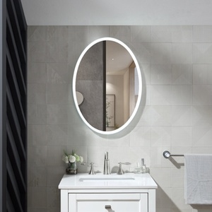 Pantalla de espejo <span class=keywords><strong>Led</strong></span>, luces de respaldo de hierro blanco, espejo <span class=keywords><strong>Led</strong></span>, espejo de pared para Baño - Product Image 6