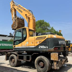 Excavadora de Ruedas Hyundai Original en Venta, Hyundai210 210W-9T, Excavadora de Ruedas Usada de Segunda Mano, Equipo Pesado - Product Image 2