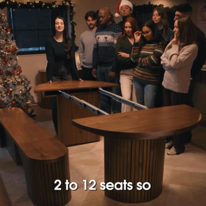 <span class=keywords><strong>Table</strong></span> de salle à manger américaine en <span class=keywords><strong>bois</strong></span>, extensible et coulissante, pour 4, 6, <span class=keywords><strong>8</strong></span> ou 14 <span class=keywords><strong>personnes</strong></span> - Product Image 6