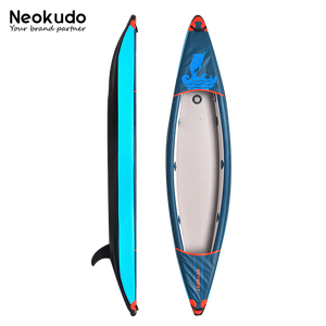 <span class=keywords><strong>Kayak</strong></span> gonflable à pédale en PVC pour la pêche, 3,4 m, Chine Pro Marine Voile De <span class=keywords><strong>Mer</strong></span> Pesc, bateau à rames, siège sur le dessus, simple - Product Image 3