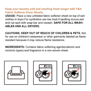 Tùy chỉnh vải làm mềm tấm trả lại vải làm mềm cho Giặt Vải làm sạch Giặt chất tẩy rửa tấm - Product Image 2