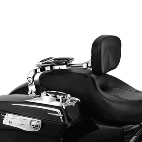 Съемная регулируемая спинка для водителя пассажира и пассажира, задняя спинка, Сисси-бар для Harley Davidson Fat Boy Road King