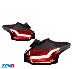 Luces LED <span class=keywords><strong>de</strong></span> Circulación Diurna para Ford Focus Hatchback 2015-2018, Conjunto <span class=keywords><strong>de</strong></span> Luces Traseras Mejoradas - Product Image 1