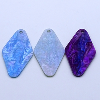 Panneau en plexiglas acrylique, 10 pièces, feuille de cuivre, scintillante et brillante, motif de coquillage translucide, idéal pour un hôtel