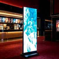Écran LED pliable P1.86 pour salles d'exposition d'entreprises, écran d'animation ultra-fin avec capacité de jonction multi-écrans
