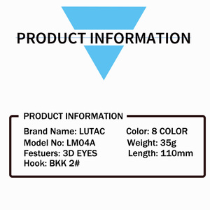 Lutac pêche leurres durs 35g 115mm naufrage méné crochet 3d leurres Gear <span class=keywords><strong>Promotion</strong></span> - Product Image 2