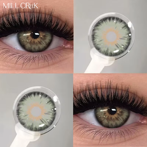 Lentes de Contacto Suaves Coreanas de Tres Tonos Más Vendidas al por Mayor, Material HEMA-NVP, 40% de Contenido de Agua, <span class=keywords><strong>Maquillaje</strong></span> para Ojos Grandes y Hermosos - Product Image 5