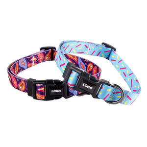 Lüks özel taktik köpek tasması takım yumuşak isı ekran Transfer baskı açık yürüyüş eğitimi için güçlü su geçirmez <span class=keywords><strong>PET</strong></span> - Product Image 1