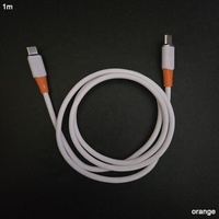 Silicona líquida anticongelante suave elástica Q amigable con la piel IOS PD 27W USB C a cables de 8 pines