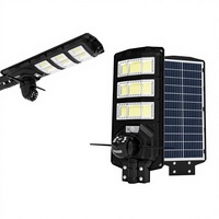 Farola Solar de 600W ABS+PC SMD2835 6000K con Control Remoto y Cámara de Seguridad V380 de 4MP, Garantía de 2 Años