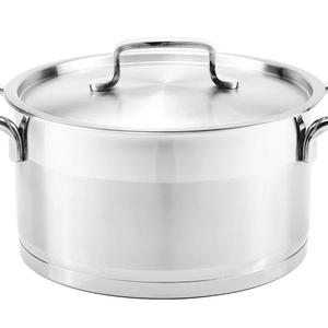 Meat Pot Crete Stainless Steel Roasting <b>Pan</b> With Lid For Cooking Meat And Vegetables - Product Image 1