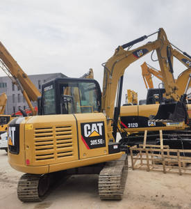 Mini-excavatrice sur chenilles CAT 305.5E2 d'occasion, haute stabilité, performances élevées pour les travaux de construction - Product Image 3