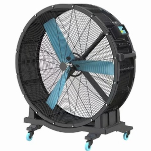 Ventilador Industrial de Metal de 30 Pulgadas, 5 Velocidades, Viento Potente, Ventilación para Exteriores y Talleres, Disipación de Calor, Ventilador de Piso Grande - Product Image 1