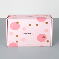 Boîte d'expédition mensuelle personnalisée pour emballages de beauté féminins, avec logo sur mesure, en papier blanc, pour maquillage et cosmétiques, par une start-up féminine