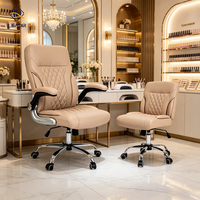 Fauteuil de pédicure pour salon de manucure, chaise de technicien pour le personnel des ongles, canapé individuel pour client de salon