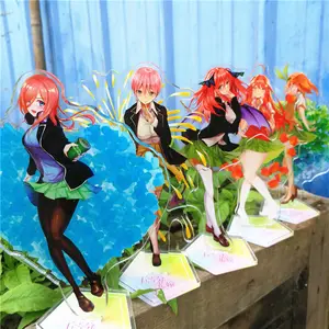 Five halves of Hanayome surrounding brides Nakano Sanjiu Erno May acrylic stand large transparent animation exhibition