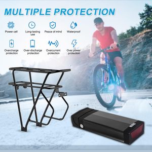 Vente directe usine – <span class=keywords><strong>Batterie</strong></span> de vélo électrique lithium-ion <span class=keywords><strong>36V</strong></span> 48V 20AH 52V 28AH pour <span class=keywords><strong>porte</strong></span>-bagages arrière, <span class=keywords><strong>batterie</strong></span> nominale 13AH pour <span class=keywords><strong>porte</strong></span>-bagages de VTT - Product Image 4