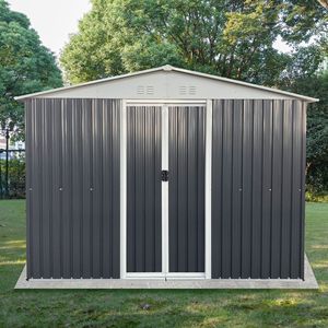 Wadah kantor struktur baja ringan luar ruangan Modern penyimpanan garasi rumah pabrikan untuk alat ruang utilitas taman penyimpanan tamu - Product Image 2