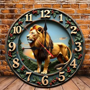 Horloge murale en bois Dark Stain 25x25cm avec finition <span class=keywords><strong>couleur</strong></span> Espresso ou Ébène - Product Image 6