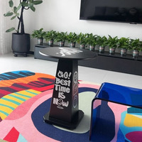 Premium Designer Cool Sofort Lieferbar Industrieller Metall-Couchtisch Langlebig Umweltfreundlich Luxuriös Minimalistisch Anpassbar Modern Wohnzimmer