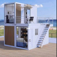 X-Type 20ft Pliant Conteneur Maison Bureau Villa Entrepôt avec CE Chine Module Préfabriqué Conteneur De Luxe Maisons Pliable