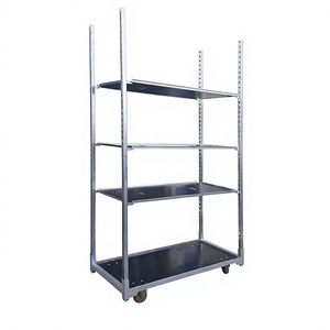 Chariot à <span class=keywords><strong>fleurs</strong></span> danois, chariot à main pour pépinière et centre <span class=keywords><strong>de</strong></span> jardinage, plateforme à quatre roues 100 kg, personnalisable OEM pour outils - Product Image 3