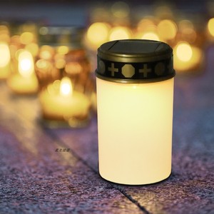 Bougies LED solaires extérieures étanches à détection pour <span class=keywords><strong>cimetière</strong></span> et tombes - Product Image 3